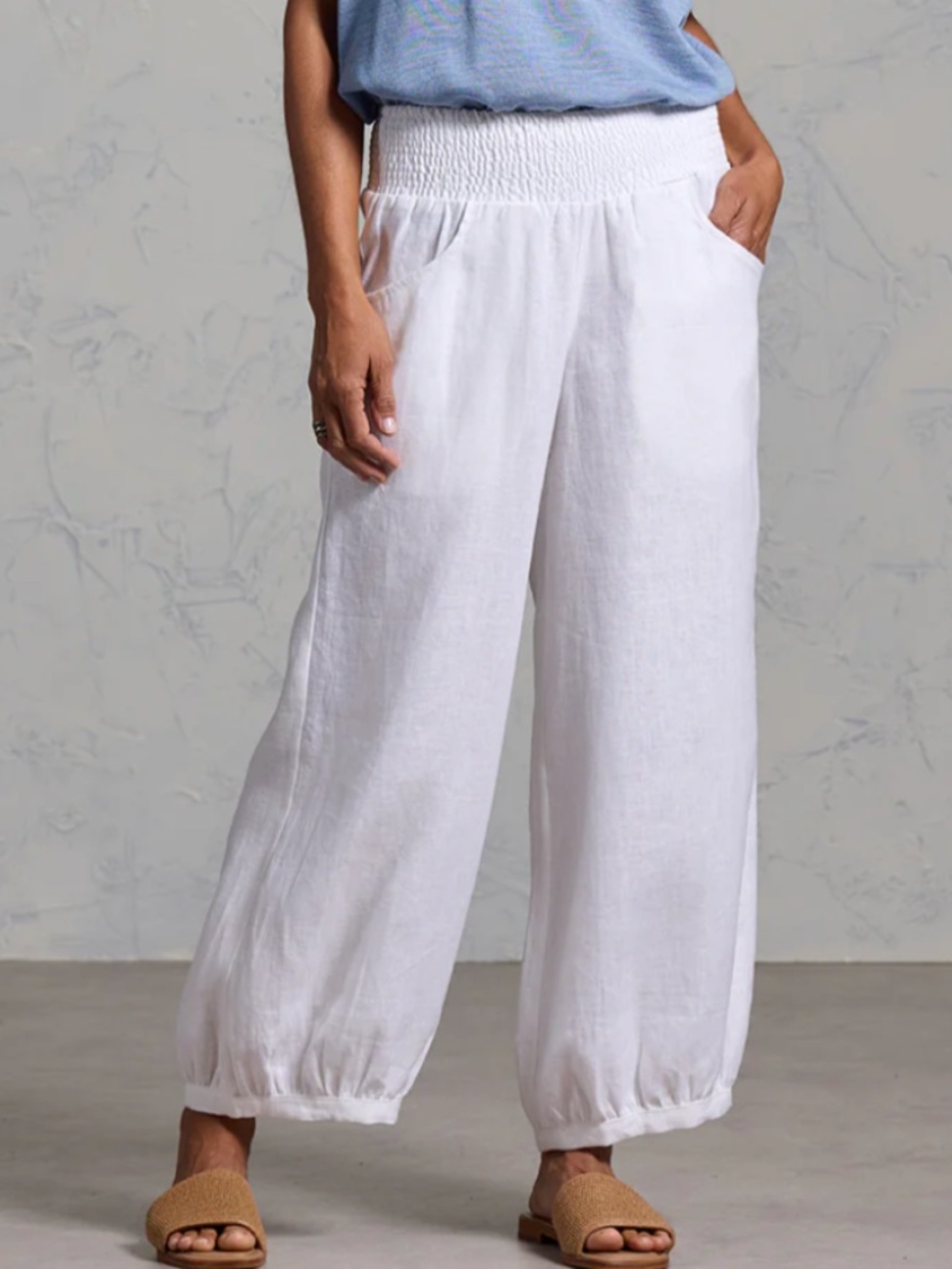 NOMAD The Label Sadhu Pant - Small Tall - White - XLNT - Picture 2 of 10